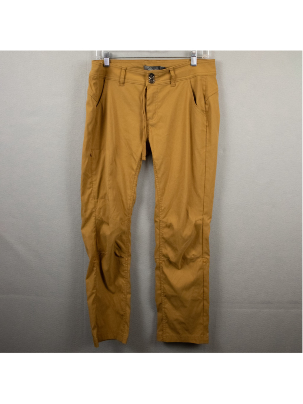 Prana Halle tan roll tab bootcut leg pants-10S